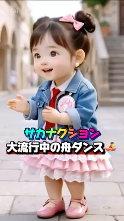 可愛い大流行中の舟ダンス