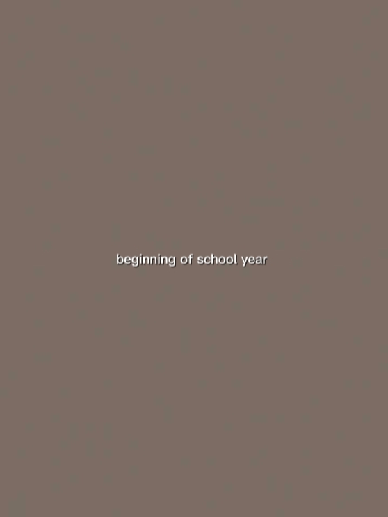 end of school year 