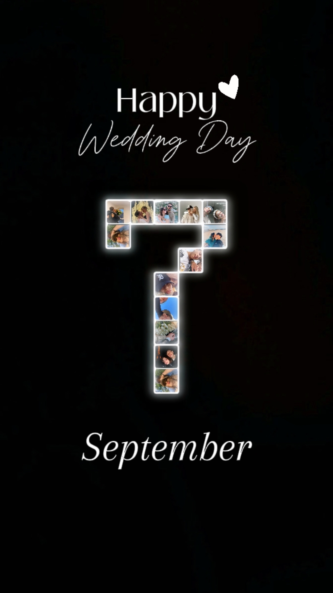 Jour de mariage 7 sept