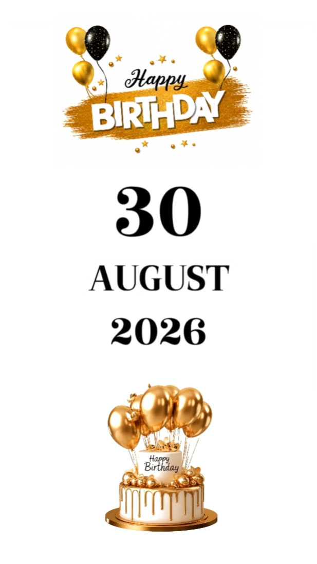 CUMPLEAÑOS HIJO 30 DE AGOSTO