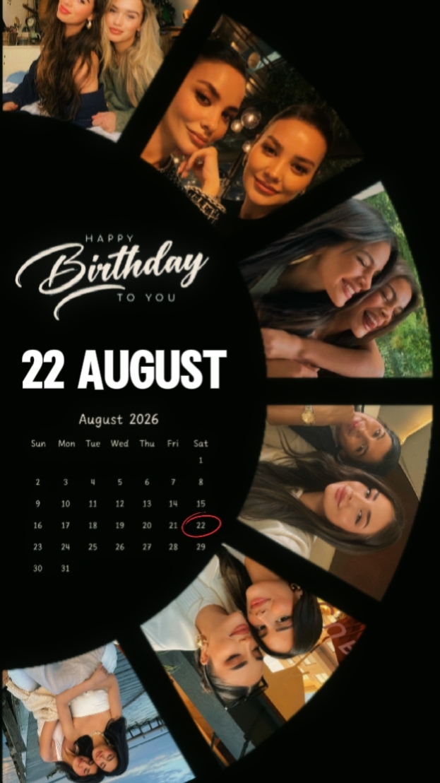BIRTHDAY 22 AUGUST