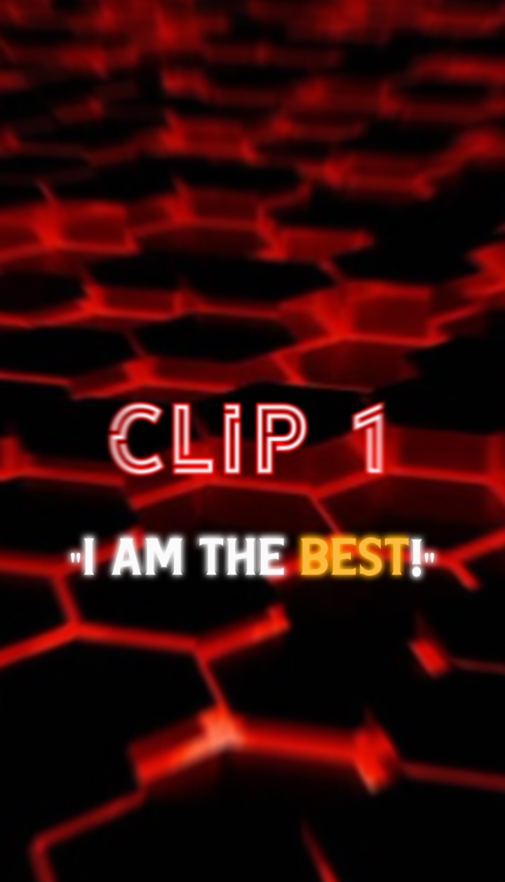 I'm the best