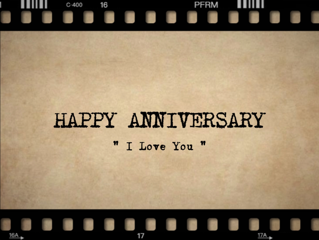 Feliz aniversario