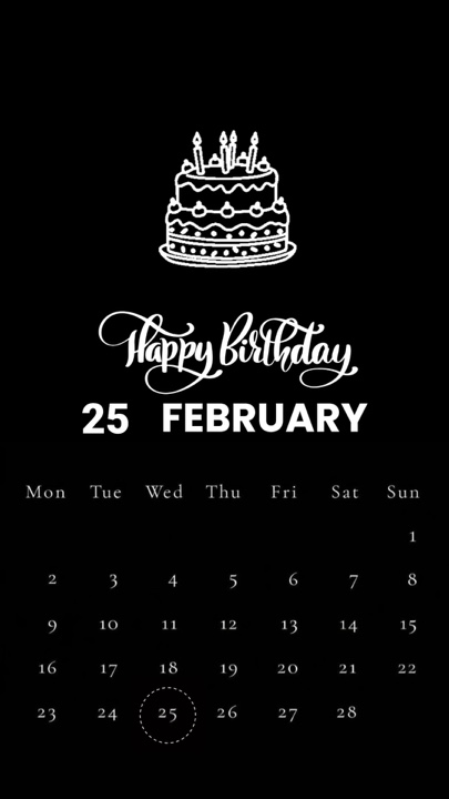 HBD 25 FEBRUARY 2026