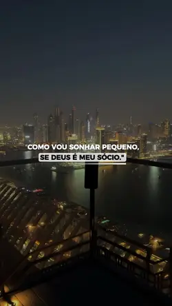 Sonhe grande 💪
