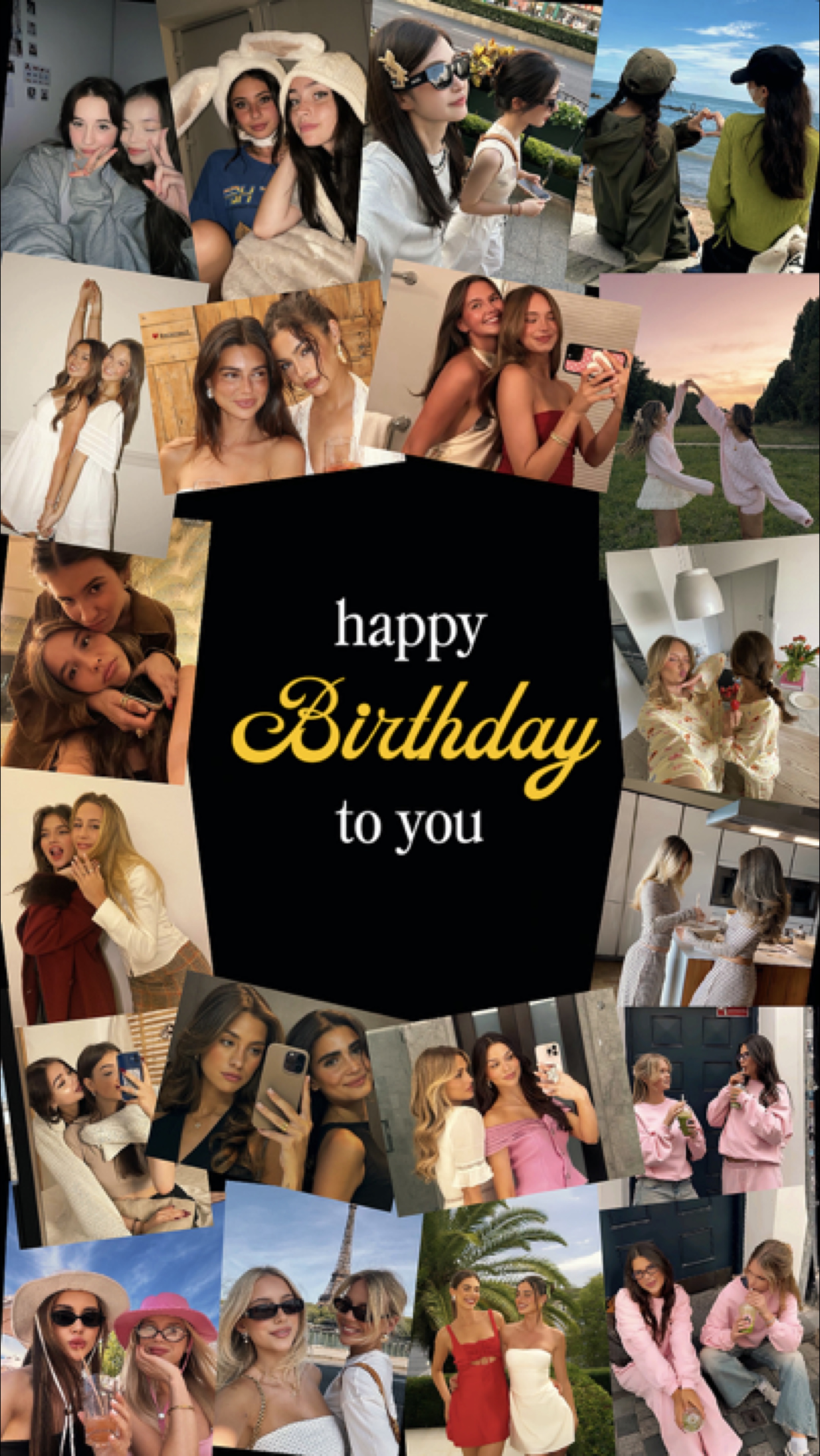 Joyeux anniversaire bestie