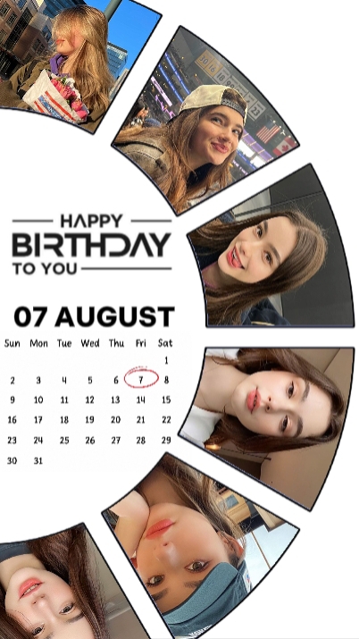 HAPPY BIRTHDAY 7 AUG
