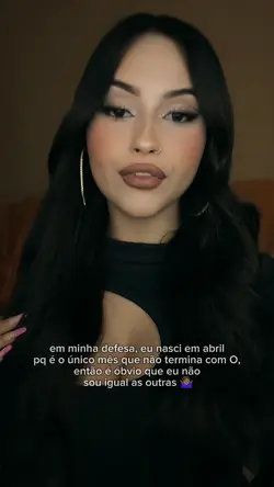 Nasci em abril...