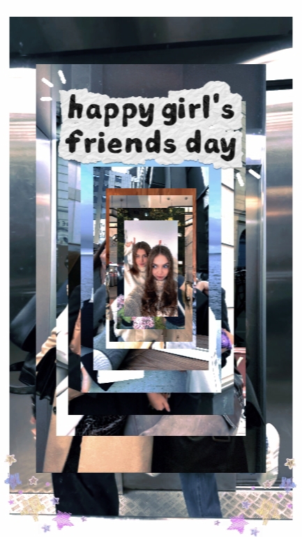 b'day girl's friends