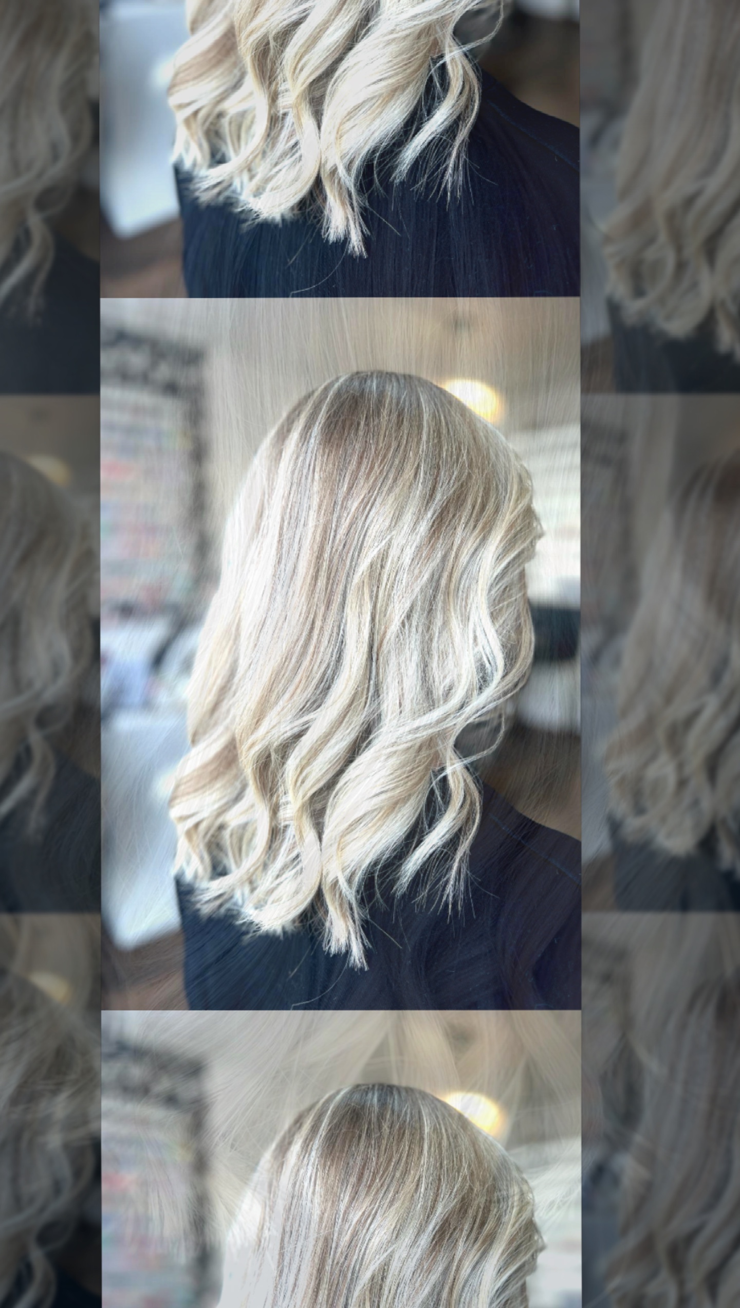 Cheveux avant après 