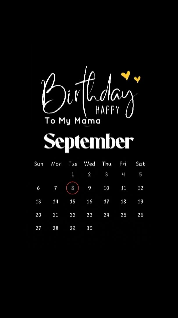 HBD MAMA 08 SEPTEMBE