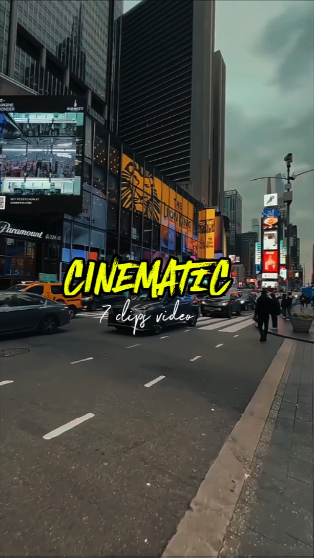 7 clips cinematic 