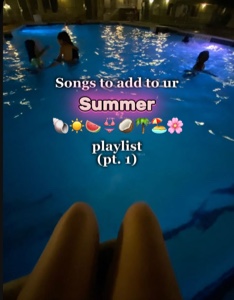 Playlist d'été🌸🐚👙🐠☀️