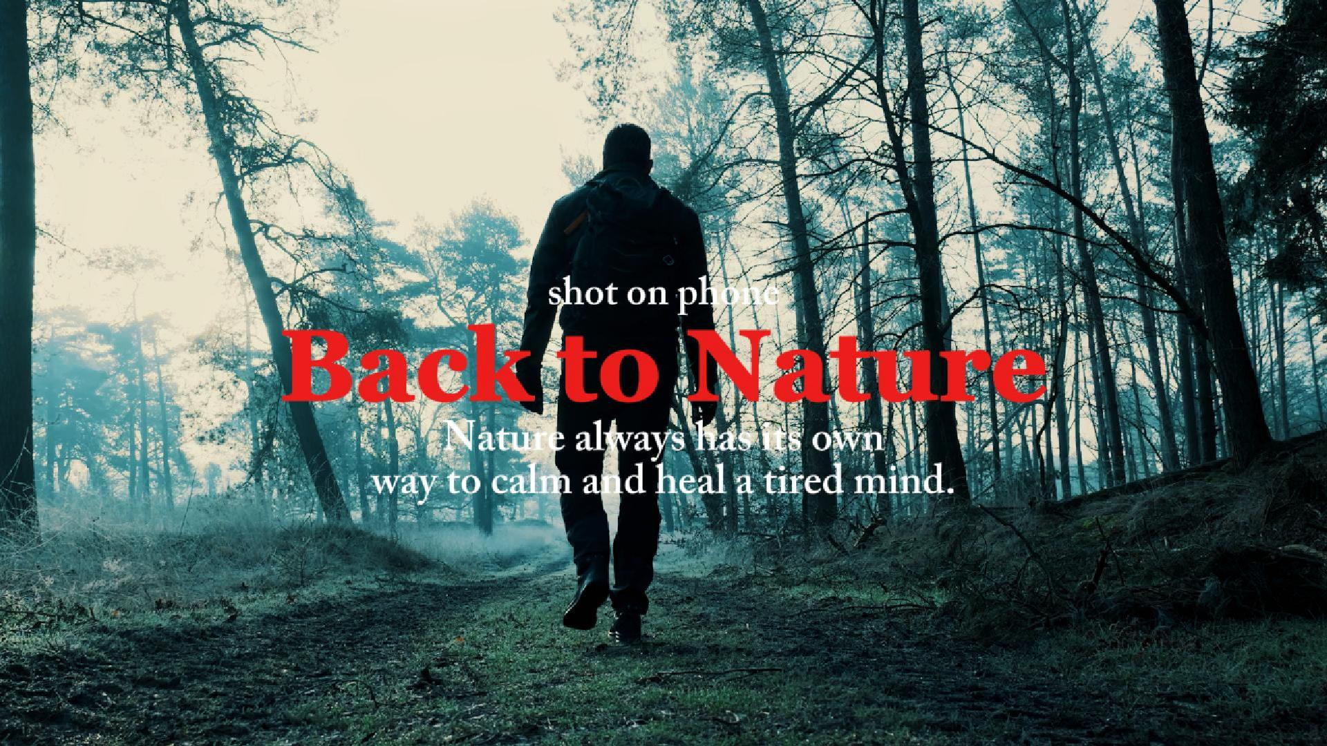 Retour à la nature