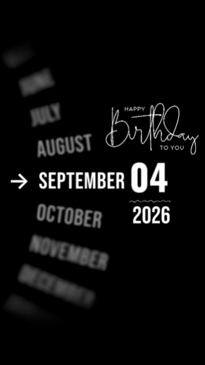HBD 4 DE SETEMBRO