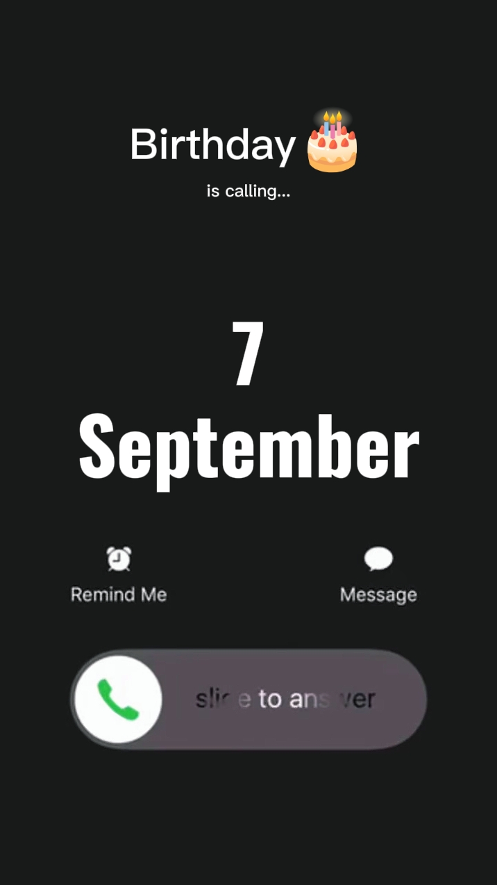 SELAMAT ULANG TAHUN 7 SEPTEMB