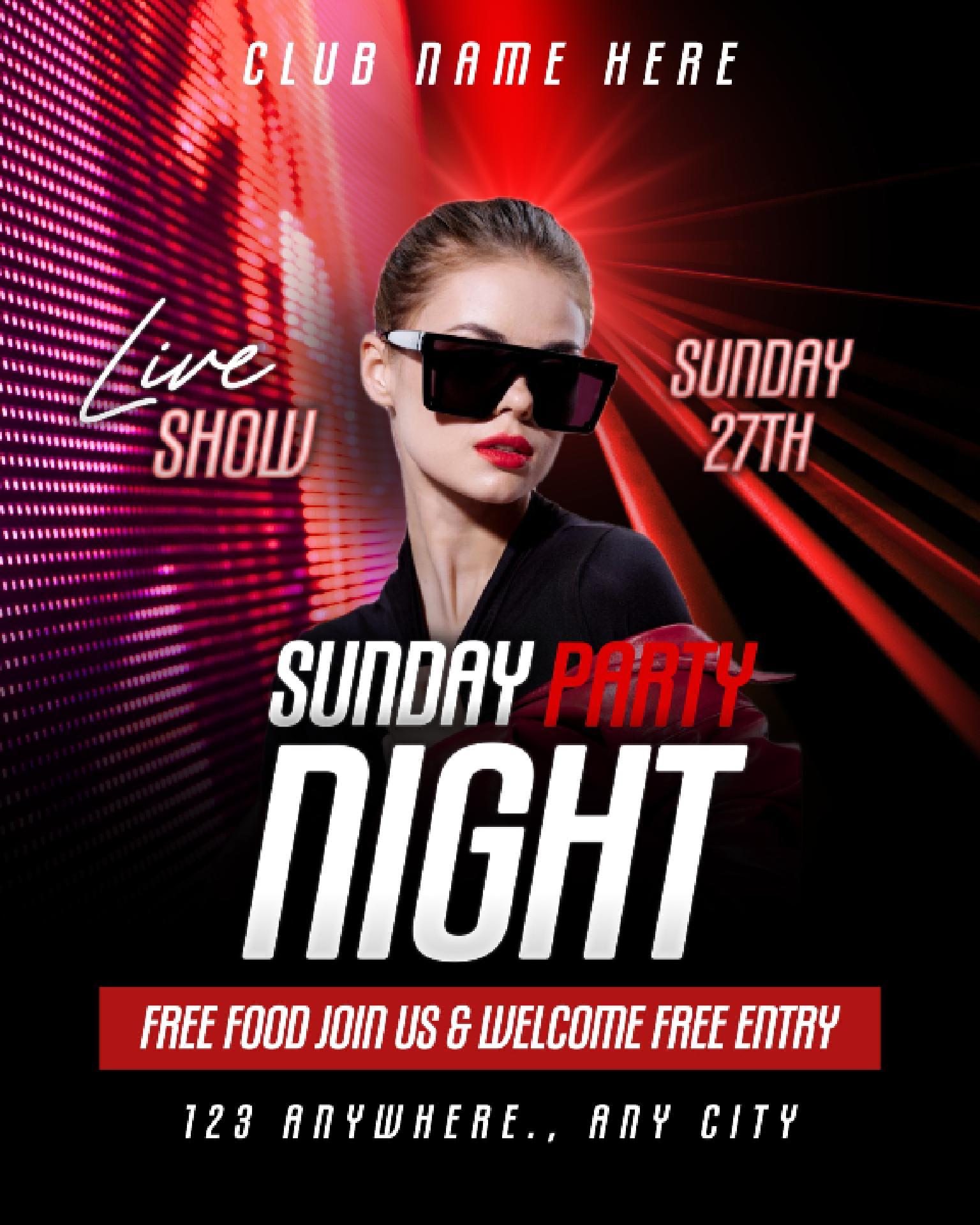 SUNDAY NIGHT PARTY
