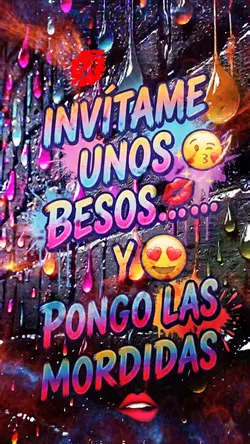 invítame unos besos 