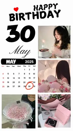 birthday 30 May