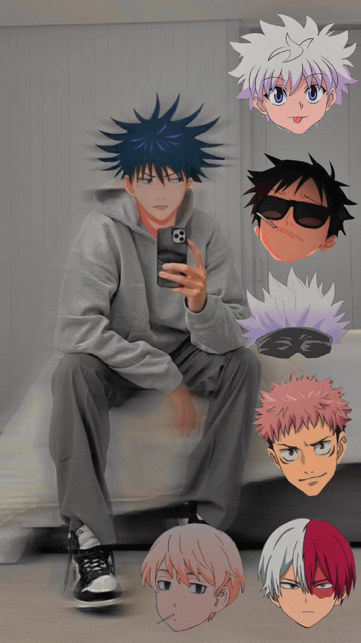 stiker muka anime