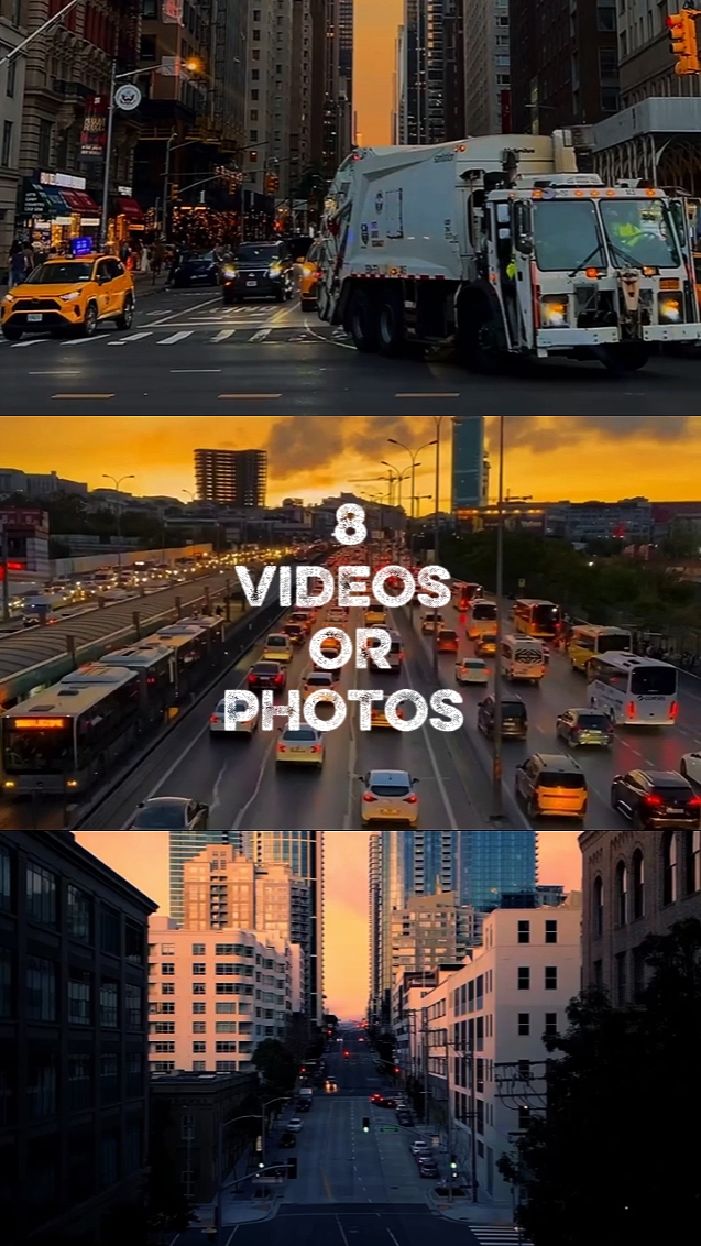 8 VIDEOS OR PHOTOS 