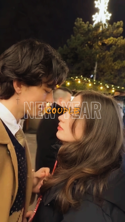Pareja de año nuevo