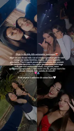 aniversário amiga 