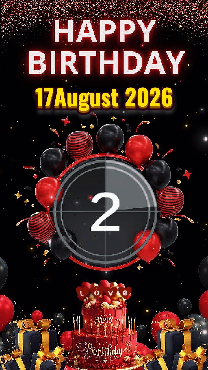 HBD 17 de agosto de 2026