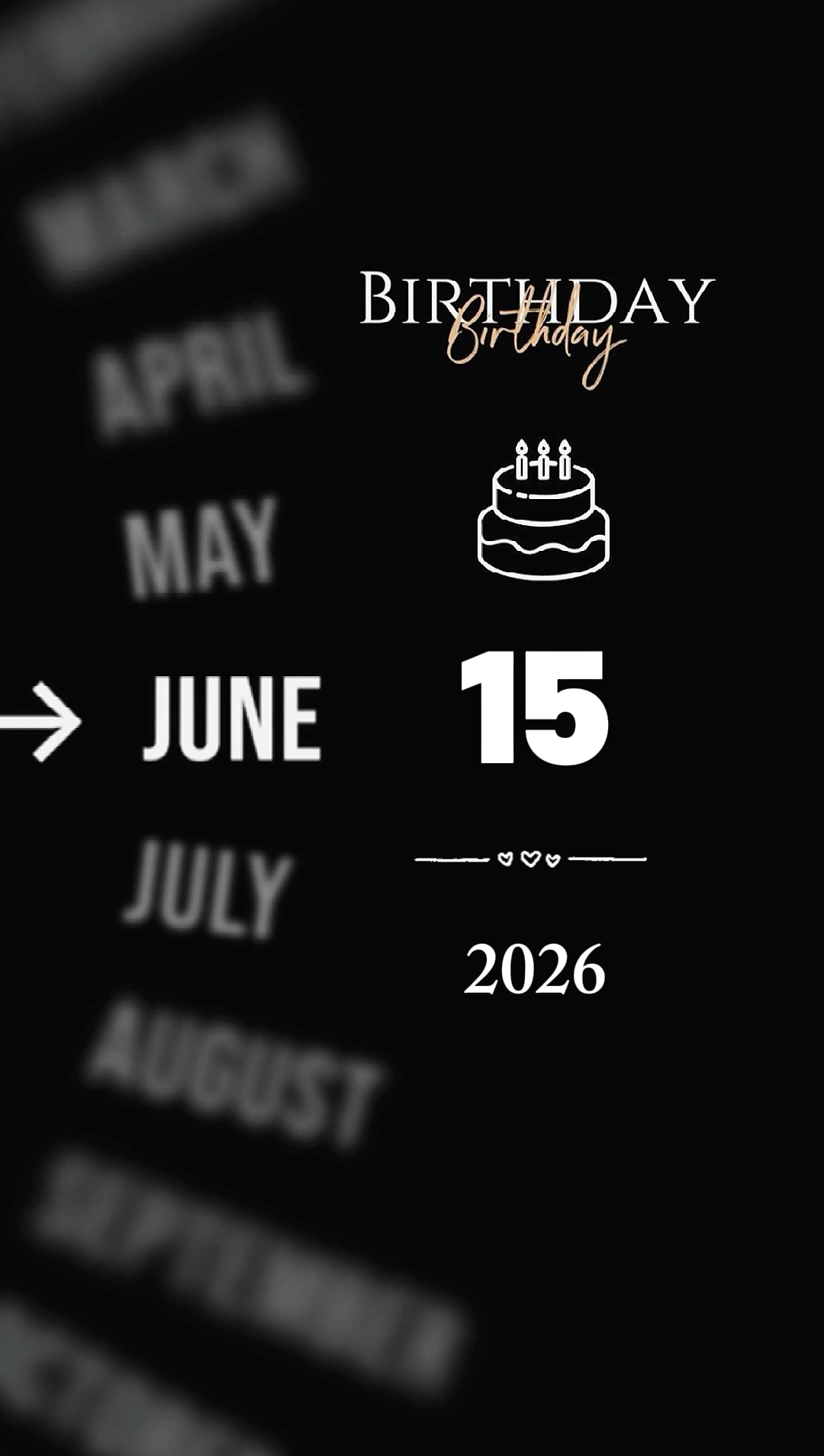 BDAY BABY 15. JUNI