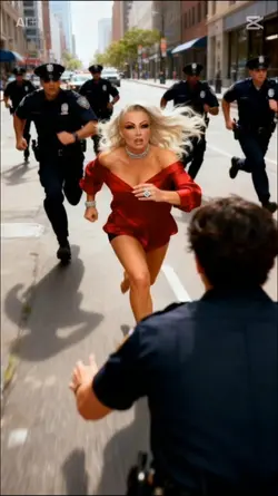 On the run.