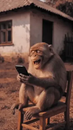 MONKEY LAUGHING