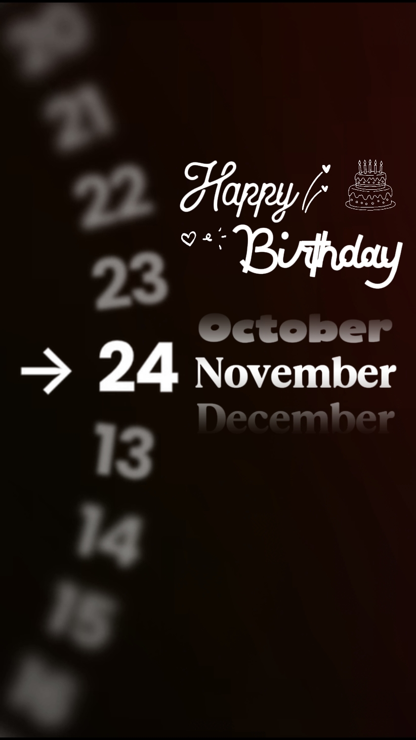 24 November Birthday