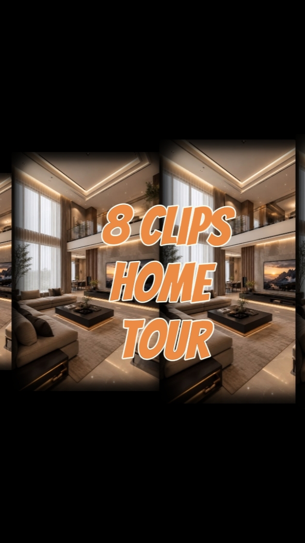 8 clips home tour