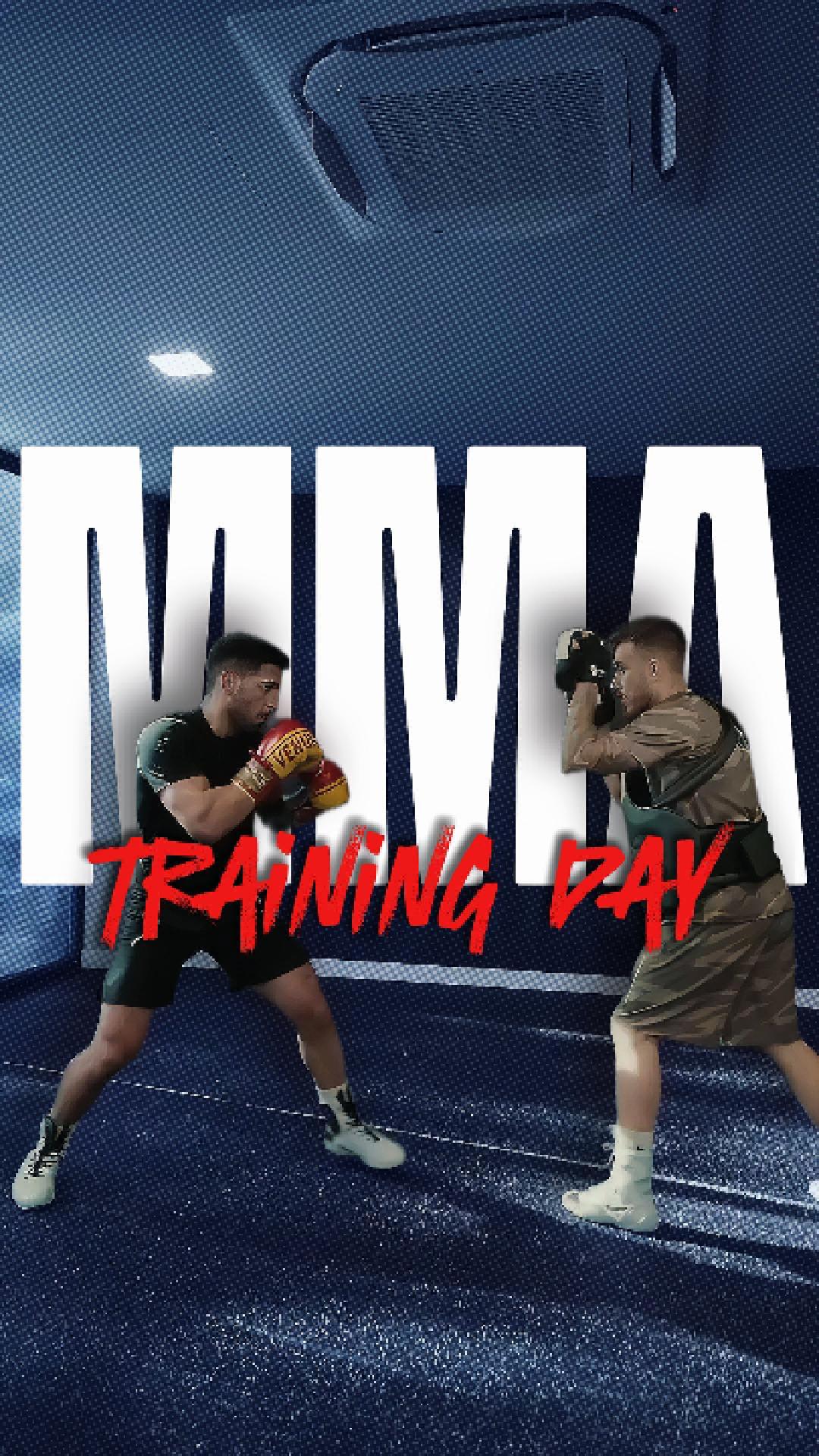 MMA training day