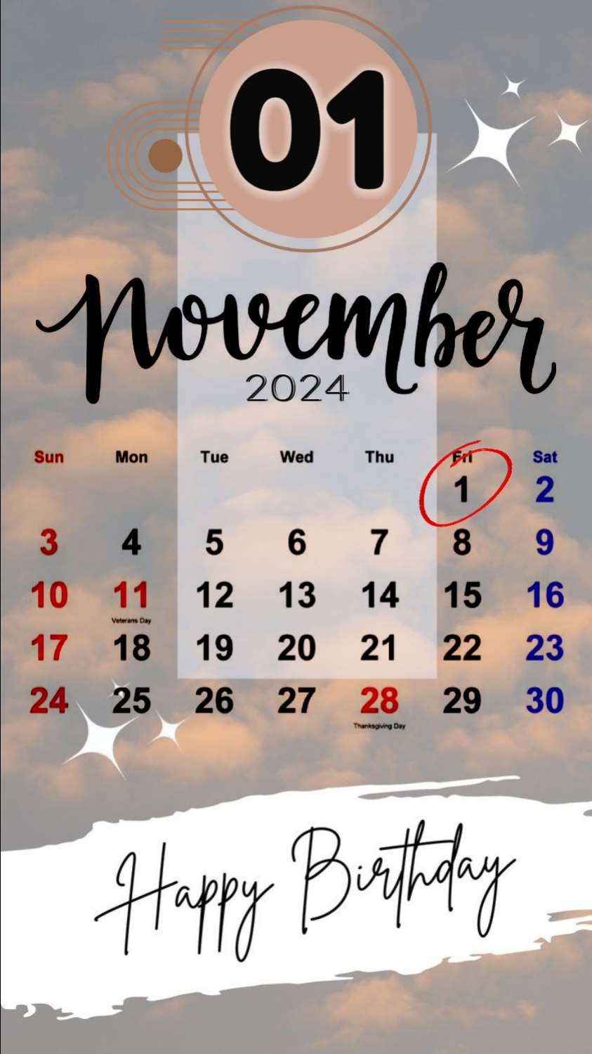 ulang tahun 1 nov 2024