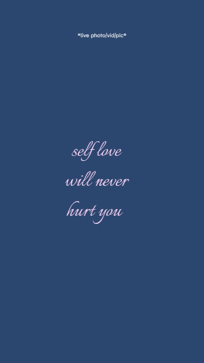 L'amour de soi ne sera jamais