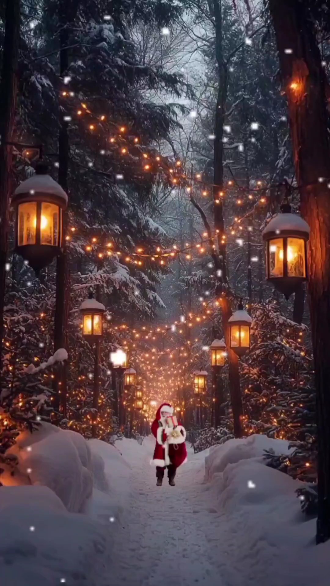 Tarjeta de Santa Navidad