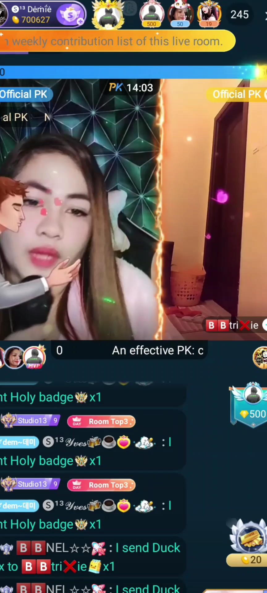 Contratação de host Bigo
