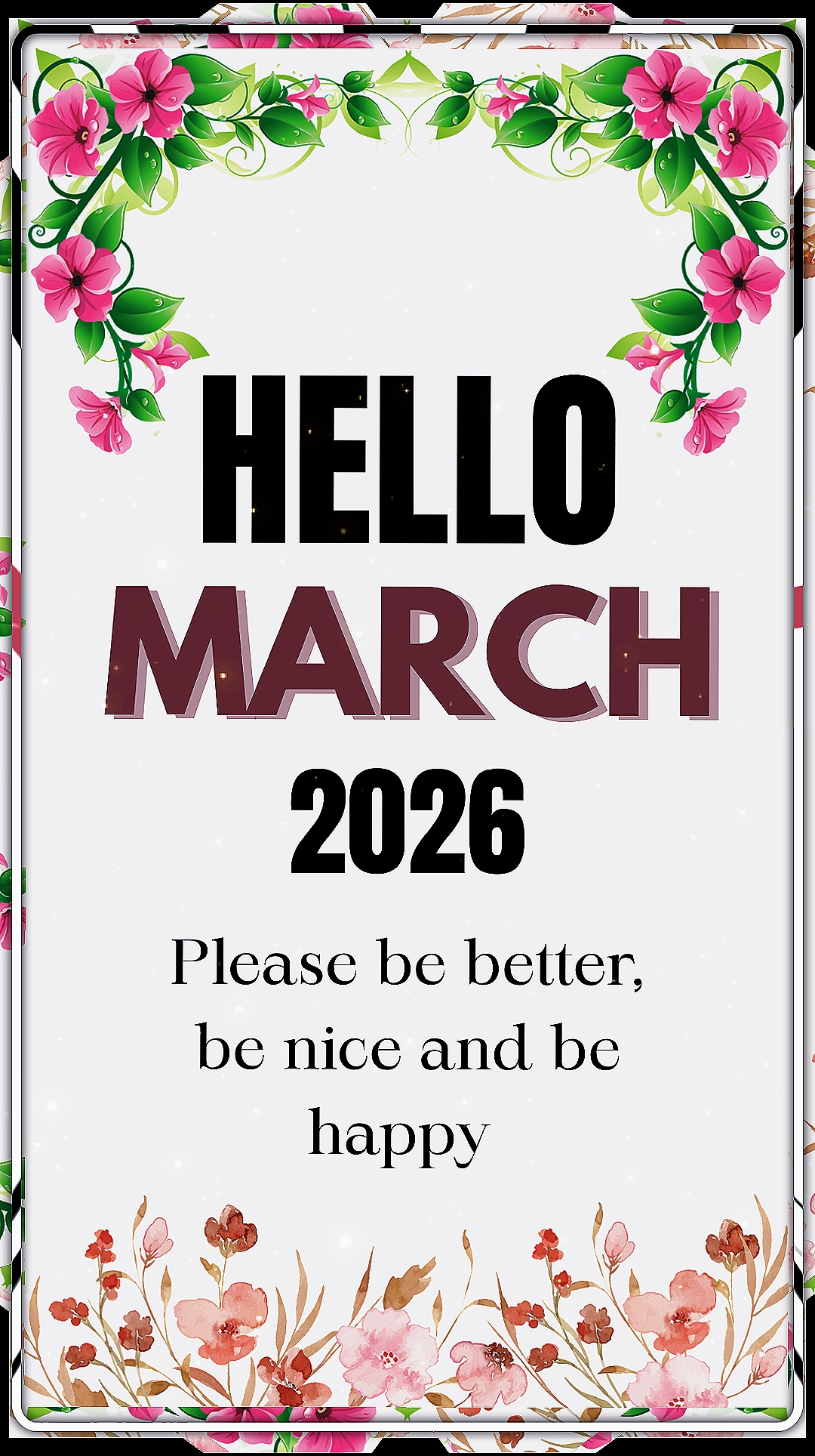 Welcome march 2026