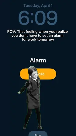 set alarm