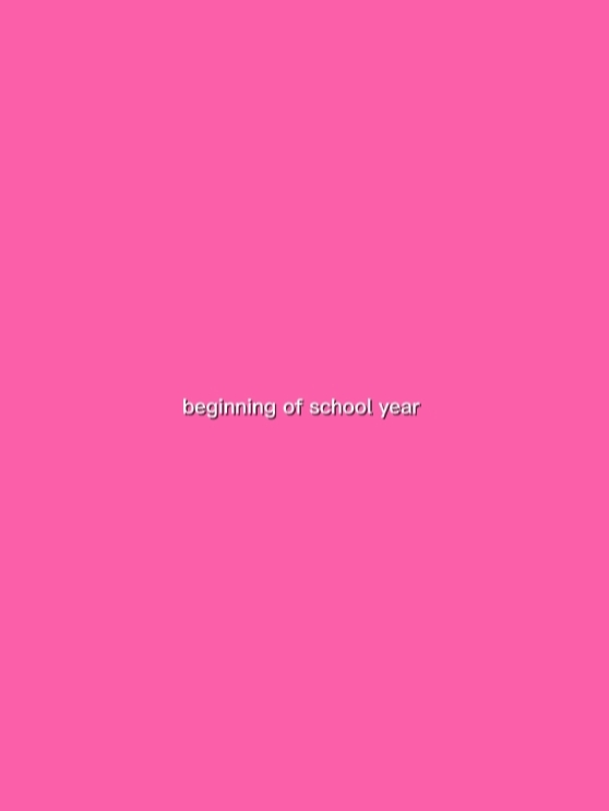end of school year 