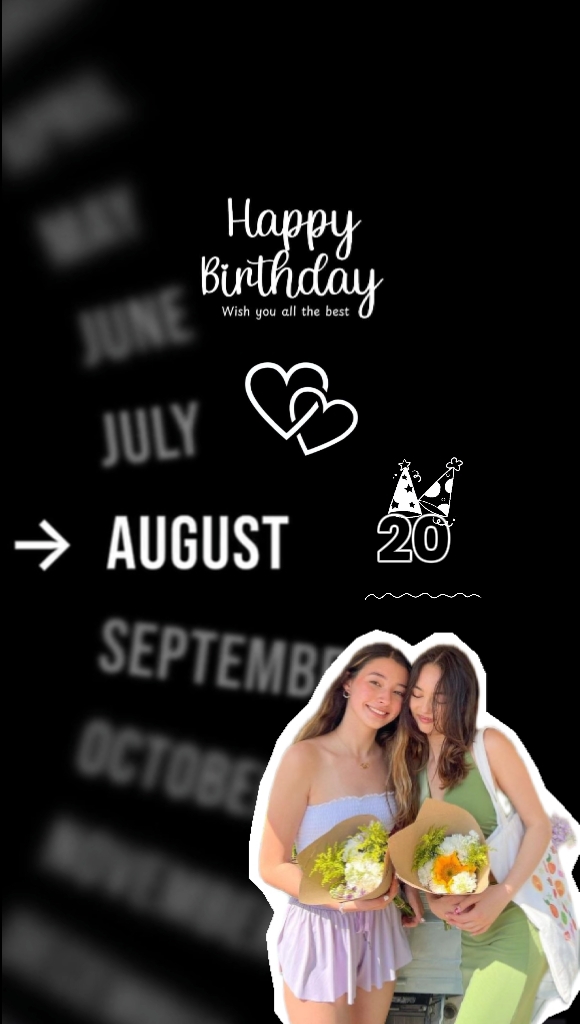 BDAY SISTER 20 AUGUS