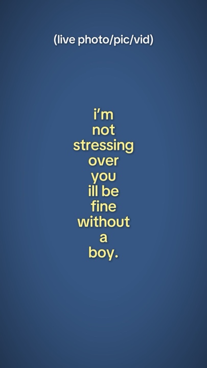 I’ll be fine without