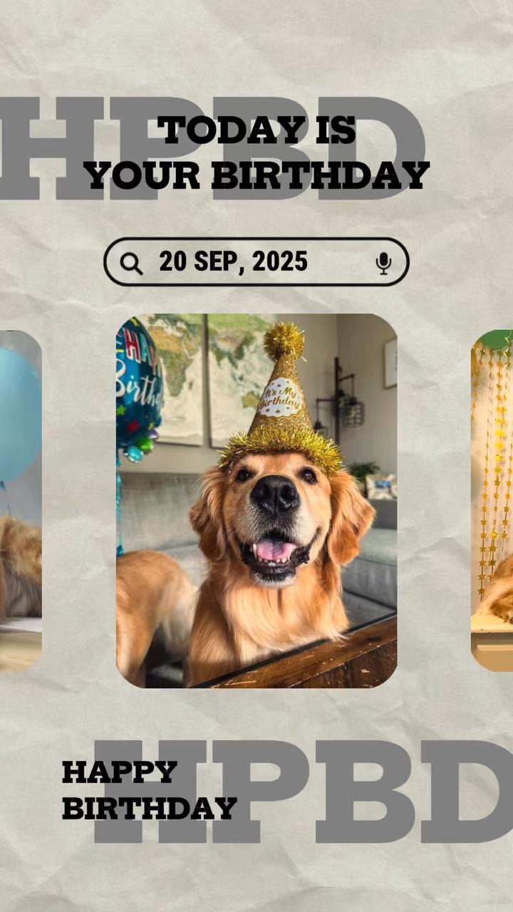 Cumpleaños mi perro