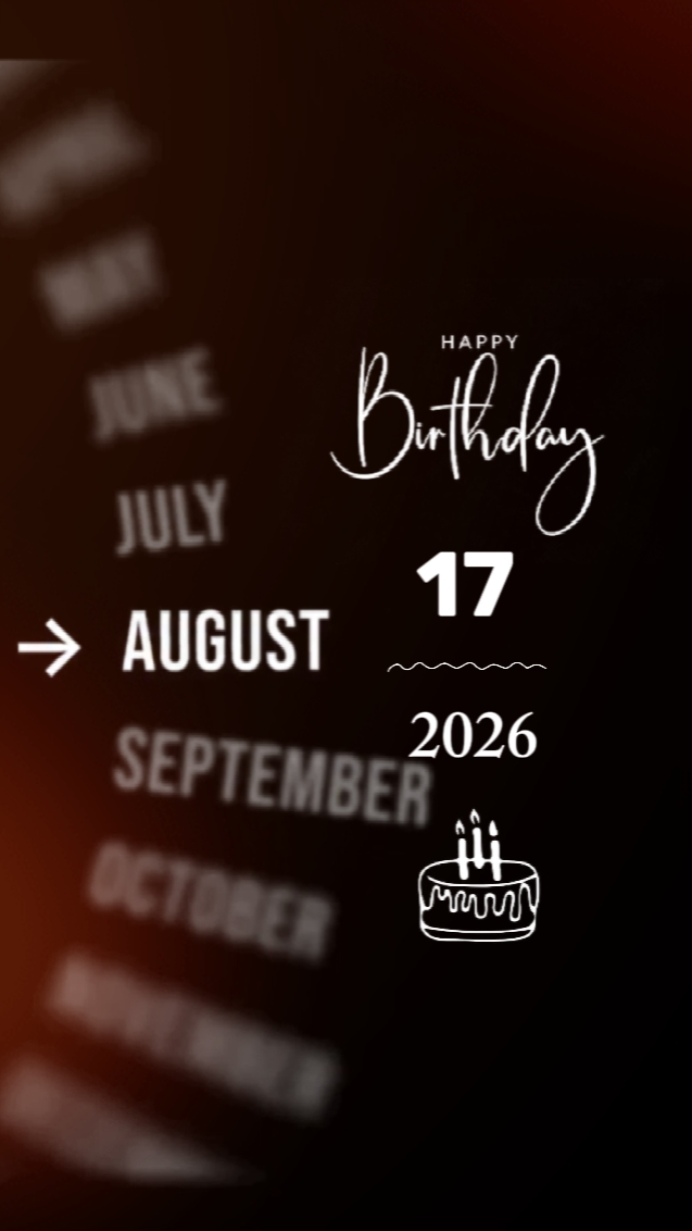Anniversaire 17 août 