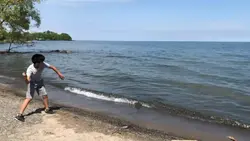 Stone skimming