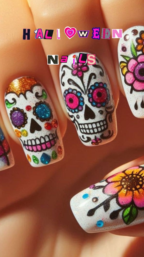 Uñas de Halloween