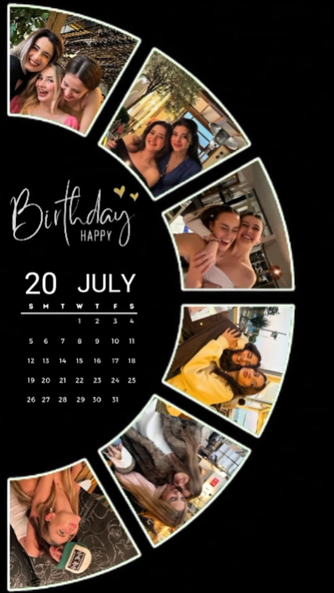 Birthday 20 July