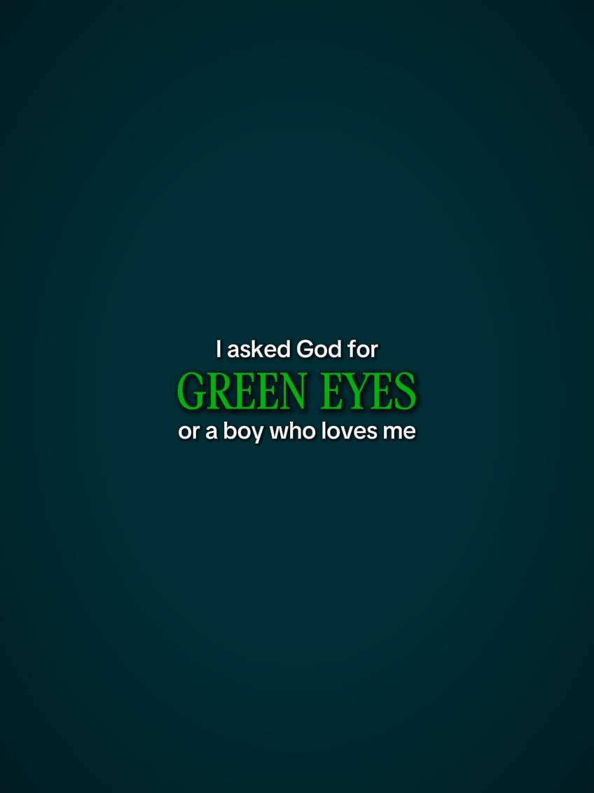 Grüne Augen