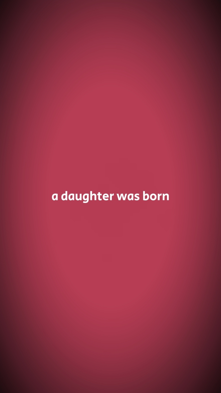 a daughter  was born